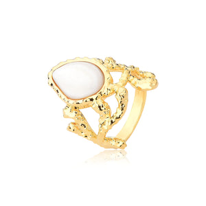 Open image in slideshow, CORAL RING-MARINA-AYLA

